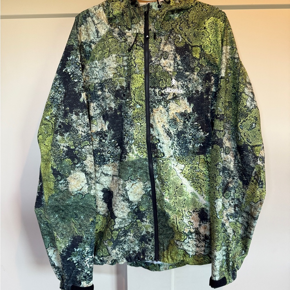 Jiberish Green Camouflage Windbreaker
